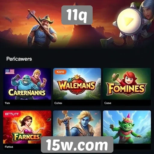 Jogos mais populares disponíveis no 11q